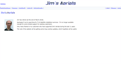 Desktop Screenshot of jimsaerials.co.uk